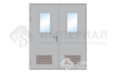 Дверь противопожарная двупольная EIWS-60